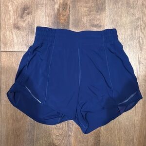 Lulu size 4 blue shorts, 4 inch